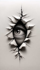 eyes tattoo design ideas thin script abstract for neck