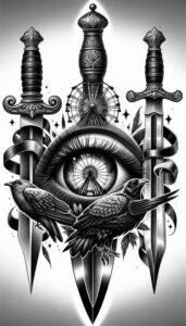 eyes tattoo design ideas quiet lifelike for collarbone