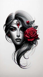 detailed-face – tattoo design ideas free ai generated – realism-natural-look – for-neck – Gallery: faces-inkby-ai