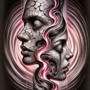 detailed-face – tattoo design ideas free ai generated – surrealism-illusionary – for-knee – Gallery: faces-inkby-ai