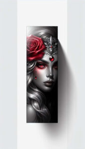 expressive-visage – tattoo design ideas free ai generated – realism-natural-tones – for-lower-thigh – Gallery: faces-inkby-ai
