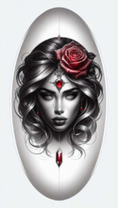 face – tattoo design ideas free ai generated – surrealism-displaced-objects – for-foot – Gallery: faces-inkby-ai