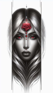 face-with-eyes – tattoo design ideas free ai generated – surrealism-surreal-lighting – for-chest – Gallery: faces-inkby-ai