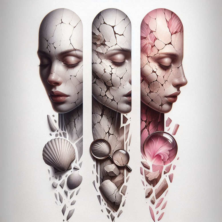 floral-face – tattoo design ideas free ai generated – neotraditional-vivid-hues – for-scapula – Gallery: faces-inkby-ai