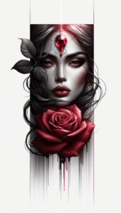 for-women – tattoo design ideas free ai generated – neotraditional-modern-classic – for-collarbone – Gallery: faces-inkby-ai