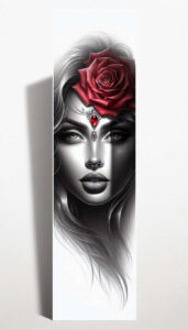 for-women – tattoo design ideas free ai generated – neotraditional-structured-design – for-collarbone – Gallery: faces-inkby-ai