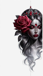 illuminated-face – tattoo design ideas free ai generated – neotraditional-dynamic-color – for-upper-arm – Gallery: faces-inkby-ai