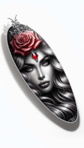 illuminated-face – tattoo design ideas free ai generated – surrealism-imaginative – for-back-shoulder – Gallery: faces-inkby-ai
