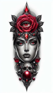 monochrome-face – tattoo design ideas free ai generated – realism-visual-truth – for-hand – Gallery: faces-inkby-ai