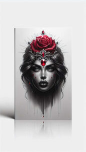 mystical-face – tattoo design ideas free ai generated – realism-tattoo-reflection – for-fingers – Gallery: faces-inkby-ai