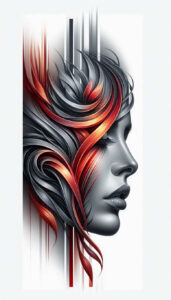 ornamented-face – tattoo design ideas free ai generated – neotraditional-balanced-color – for-arm – Gallery: faces-inkby-ai