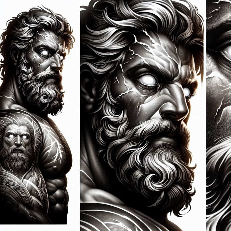 portrait – tattoo design ideas free ai generated – realism-life-like – for-triceps – Gallery: faces-inkby-ai