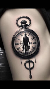realistic-visage – tattoo design ideas free ai generated – surrealism-fluid-forms – for-upper-arm – Gallery: faces-inkby-ai