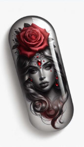 spiritual-face – tattoo design ideas free ai generated – realism-ultra-detailed – for-upper-shoulder – Gallery: faces-inkby-ai