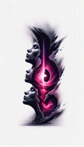 surreal-face – tattoo design ideas free ai generated – realism-detail-accuracy – for-upper-shoulder – Gallery: faces-inkby-ai