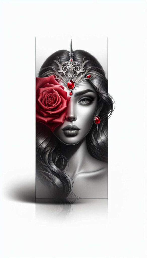 faces tattoo design ideas ethereal fine lines for knee