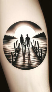 family tattoo design ideas clear-cut eternal for upper shoulder