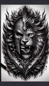 mammals – tattoo design ideas free ai generated – neotraditional-refined-detail – for-palm – Gallery: news-inkby-ai