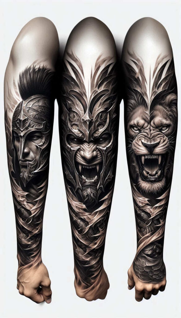 news tattoo design ideas realistic shadowing razor-sharp represents perseverance