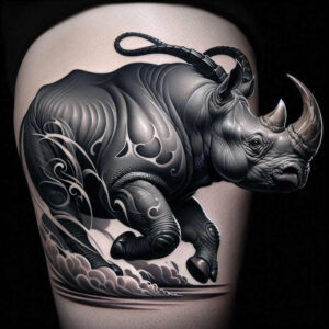 animals-with-ornament – tattoo design ideas free ai generated – realism-micro-realism – for-abdomen – Gallery: other-animals-inkby-ai