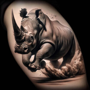 animals-with-wave – tattoo design ideas free ai generated – neotraditional-bold-motifs – for-biceps – Gallery: other-animals-inkby-ai