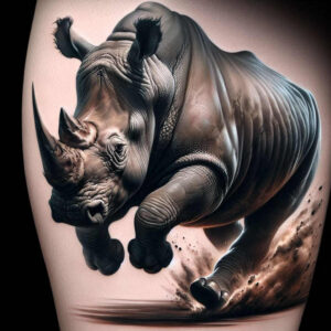 artistic-animals – tattoo design ideas free ai generated – neotraditional-dynamic-composition – for-thigh – Gallery: other-animals-inkby-ai