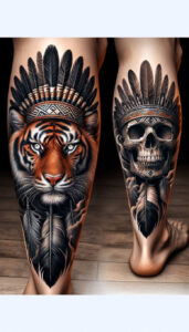 other-native-americans tattoo design ideas minimal naturalistic for sternum