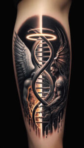 micro-line – tattoo design ideas free ai generated – neotraditional-refined-lines – for-knee – Gallery: other-other-inkby-ai