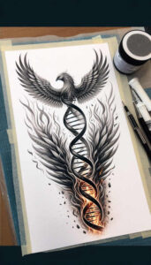 micro-symbol – tattoo design ideas free ai generated – surrealism-dynamic-shapes – for-shoulder – Gallery: other-other-inkby-ai