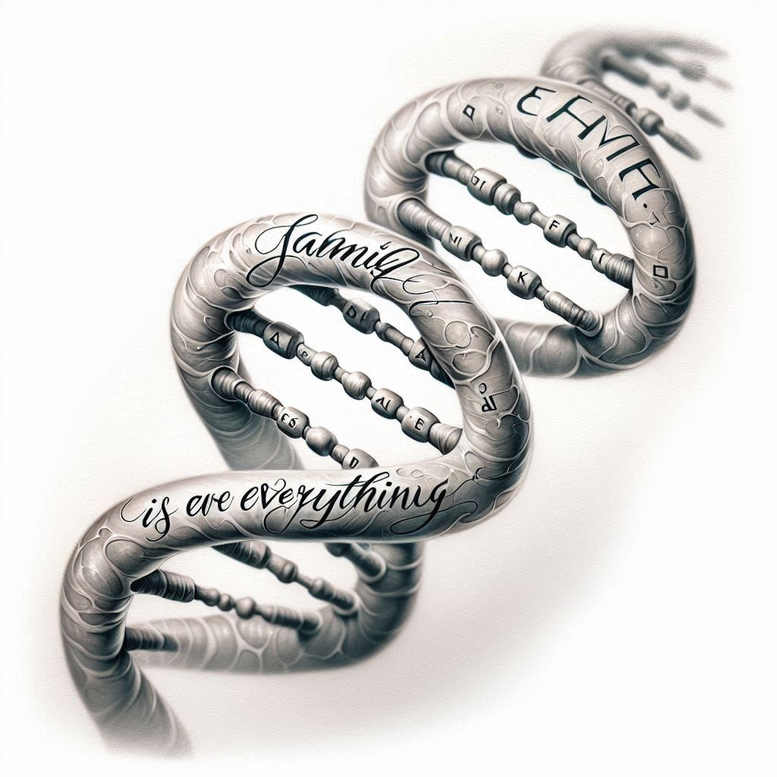 monochrome – tattoo design ideas free ai generated – surrealism-abstract-forms – for-calf – Gallery: other-other-inkby-ai