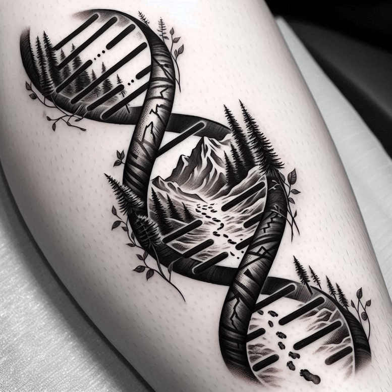 refined – tattoo design ideas free ai generated – realism-moist-gloss – for-outer-arm – Gallery: other-other-inkby-ai