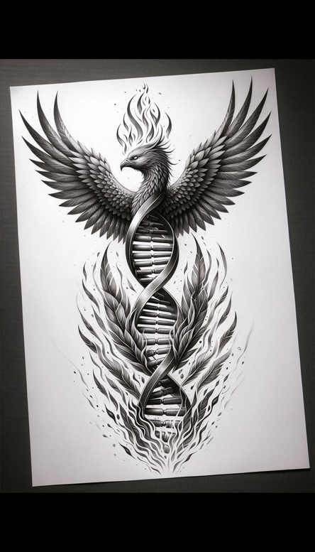 refined – tattoo design ideas free ai generated – surrealism-fragmentation – for-upper-thigh – Gallery: other-other-inkby-ai