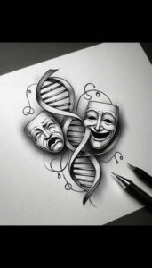 symbol-mark – tattoo design ideas free ai generated – neotraditional-contoured-forms – for-wrist – Gallery: other-other-inkby-ai