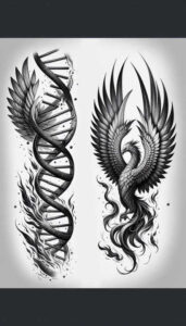 understated – tattoo design ideas free ai generated – neotraditional-structured-design – for-lower-chest – Gallery: other-other-inkby-ai