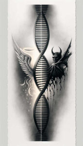 other tattoo design ideas strong outlines dramatic lighting strength and power
