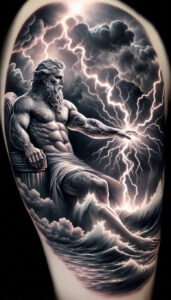ocean-god-tattoo – tattoo design ideas free ai generated – whisper – for-heel – Gallery: poseidon-inkby-ai