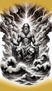 power-symbol-tattoo – tattoo design ideas free ai generated – crypt – for-back-of-neck – Gallery: poseidon-inkby-ai
