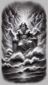 sea-life-god-tattoo – tattoo design ideas free ai generated – distorted – for-palm – Gallery: poseidon-inkby-ai