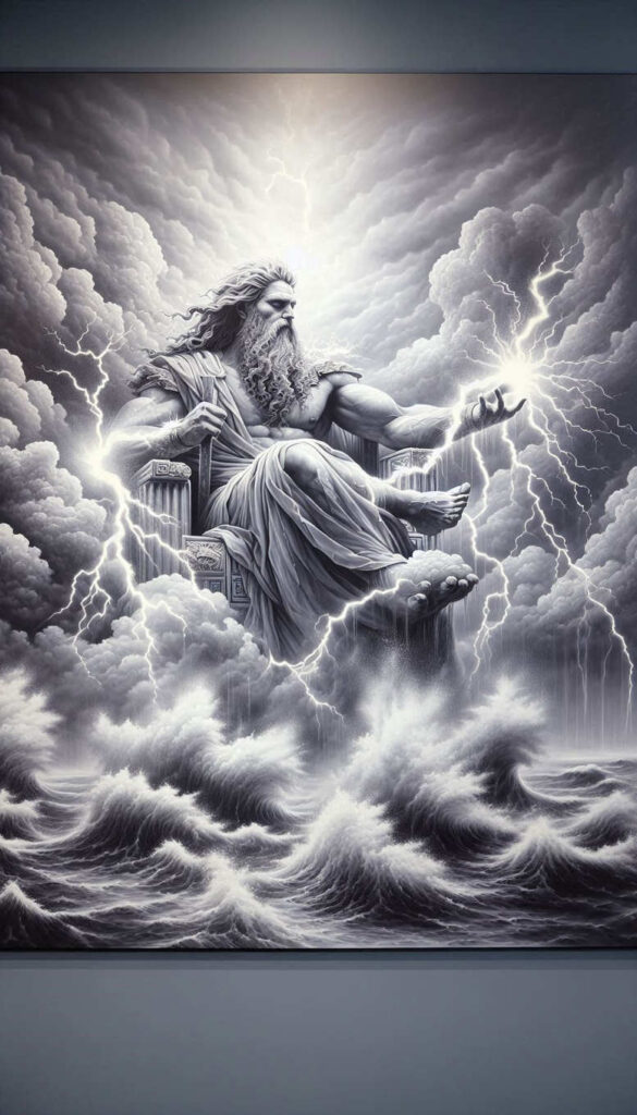 poseidon tattoo design ideas vintage influence blue myth for palm