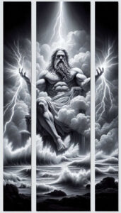 poseidon tattoo design ideas Surrealism abstract divine ocean for forearm