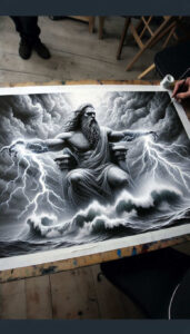 poseidon tattoo design ideas Realism digital realism ocean force meaning endurance