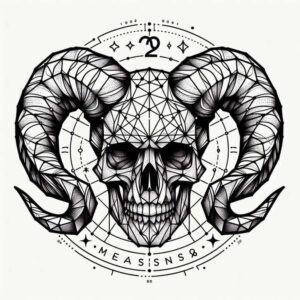 shaded-skull-tattoo – tattoo design ideas free ai generated – cobweb – for-palm – Gallery: skulls-inkby-ai