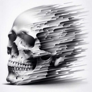 strength-motif-skull-tattoo – tattoo design ideas free ai generated – horror – for-upper-arm – Gallery: skulls-inkby-ai