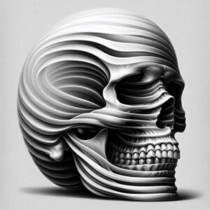 tribal-skull-tattoo – tattoo design ideas free ai generated – faded-memory – for-foot – Gallery: skulls-inkby-ai