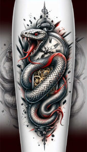 delicate-snake-tattoo-for-men – tattoo design ideas free ai generated – micro-tattoo – for-side-torso – Gallery: snakes-inkby-ai