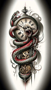 line-snake-tattoo – tattoo design ideas free ai generated – unadorned – for-hand – Gallery: snakes-inkby-ai