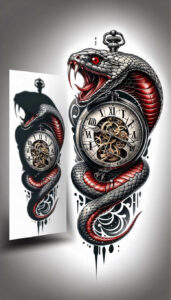 symbolic-meaning-snake-tattoo – tattoo design ideas free ai generated – single-line – for-wrist – Gallery: snakes-inkby-ai
