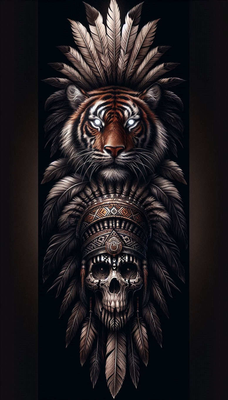 tigers tattoo design ideas deep-shading apex predator for calf