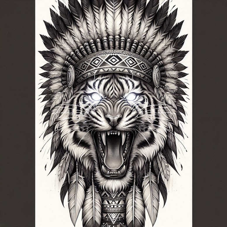 tigers tattoo design ideas refined lines tattoo wildness symbolising perseverance