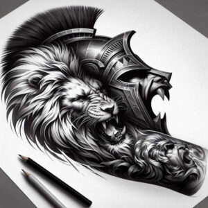 greek-warriors-realism-hyper-detail-for-lower-back – tattoo design ideas free ai generated – Gallery: warriors-greece-inkby-ai